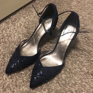 Adriann Papell Navy Blue High Heels